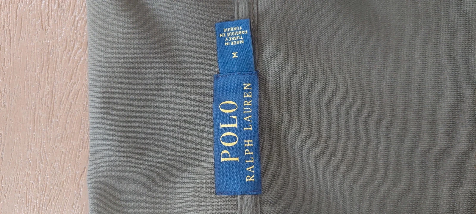 Veste zippée Polo Ralph Lauren vert kaki et jaune - Taille M – photo 7